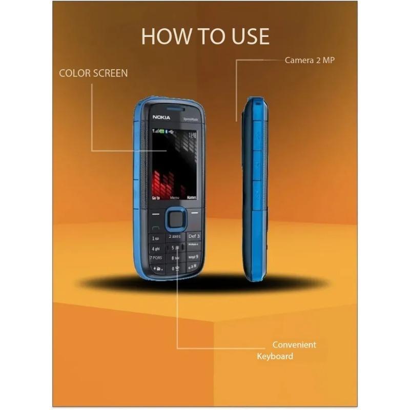 Nokia global version 5130 GSM straight-bar key Xpress music phone