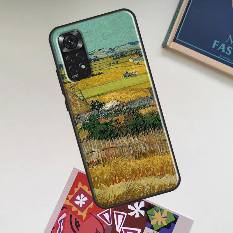 Oil Painting Van Gogh Case For Xiaomi Redmi Note 13 14 Pro 12 11 10 15 Pro Plus Redmi 15C 14C 13C 10C 12C 15 Cover