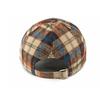 Autumn Winter Hat Women's Hard Top Baseball Cap Classic Vintage Plaid Cap for Men