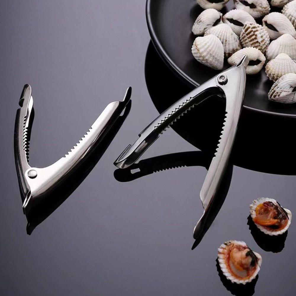 2pcs Rust-free Blood Clam Clip Stainless Steel Crab Opener Durable Nuts Pliers  Scallop