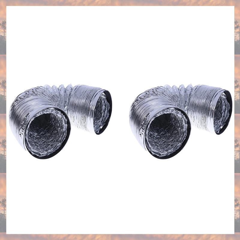 2025 Trend 2X New 4 Inch 100Mm Ventilation Pipe PVC Aluminum Tube Air Ventilation Pipe Hose Flexible Exhaust Duct 1.5M