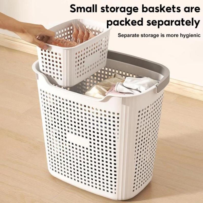 Multi-Size Laundry Basket With Handle Large Capacity Dirty Clothes Basket Laundry Hamper