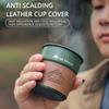 Stainless Camping Cup 300ml/350ml Picnic Coffee Tea Wine Cup With Cup Cover Outdoor Stackable Lightweight Camping Tableware