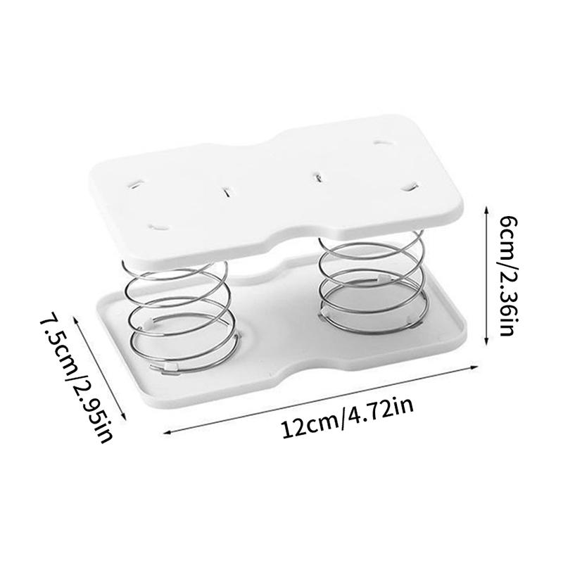 2 Pcs Tissue Dispenser Spring Support Automatic Lifting Spring Tissue Holder Easy Pick Up Tissue Container Suit For 90% Box