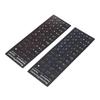 2Pcs Russian Keyboard Stickers Unique Coating Waterproof Dustproof Russian Alphabet Keyboard