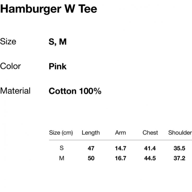 Thisisneverthat Hamburger W Tee Pink