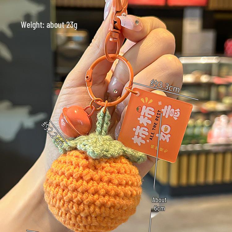 Wish-Fulfillment Crochet Keychain - Girly Style, Perfect for Keys & Backpacks