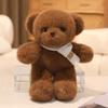 30cm Simulation New Scarf Bear Doll Stuffed Plush Toy Cartoon Anime Pillow for Children's Birthday Gift Cute and Fun Doll