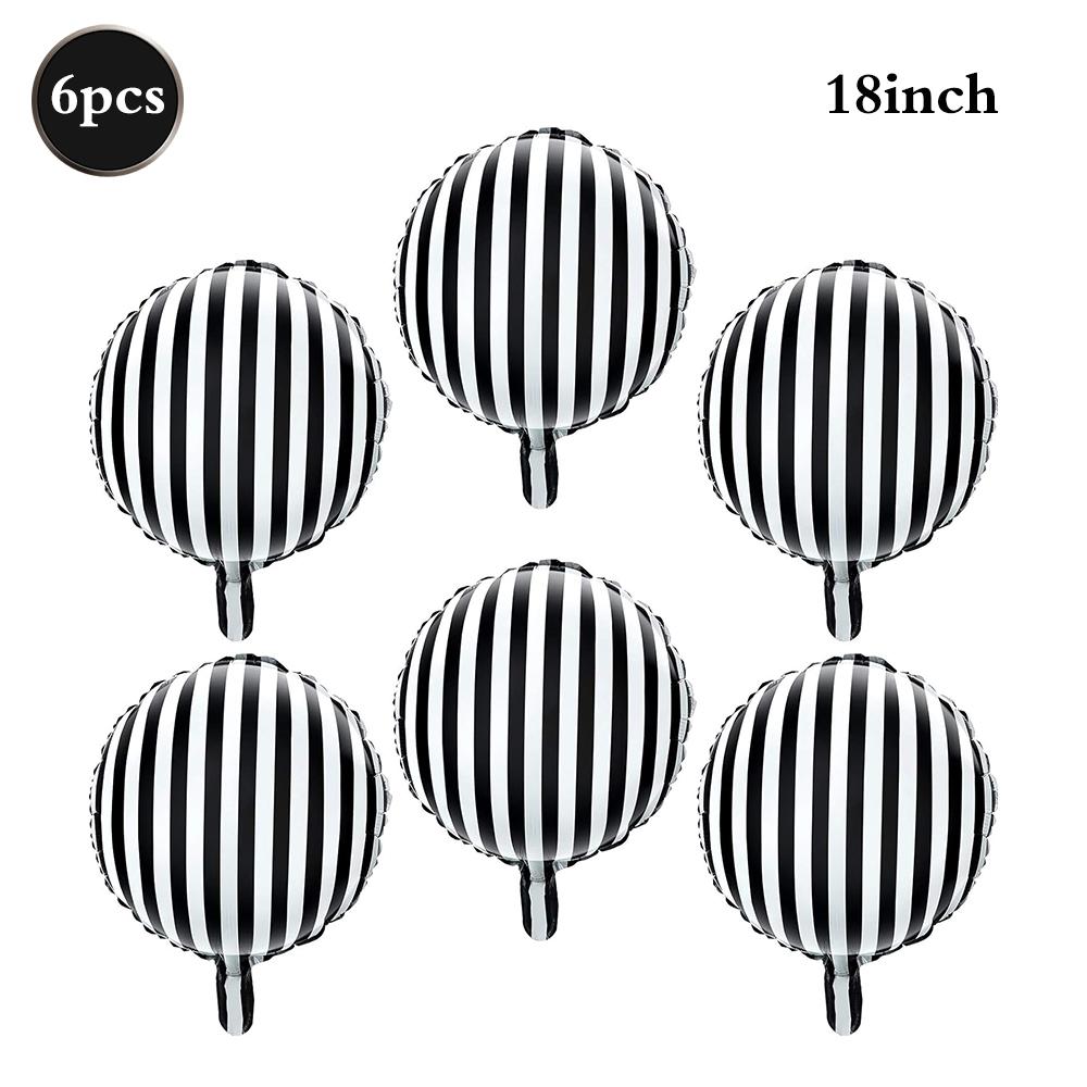 Racing Theme Party Decor Black and White Plaid Wheel Foil Balloon Sport Car Traffic Light Balloon Birthday Racing Party Supplies