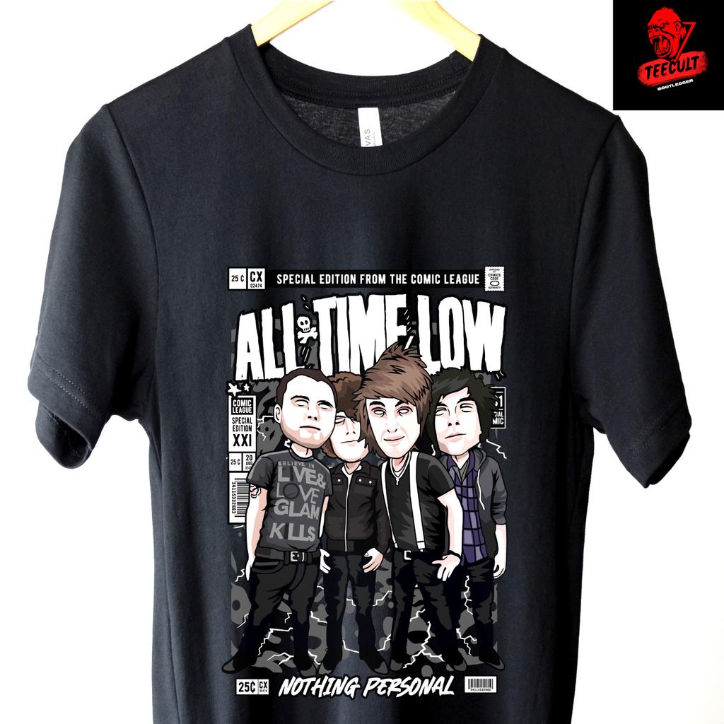 All Time Low Punk Rock Music Band Tee Unisex Heavy Cotton T-shirt S–3XL