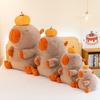 Capybara Cartoon Persimmon Plush Doll Childrens Birthday Gift Decoration Home