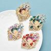 Cat Badge for Women Unisex Rhinestone Enamel Animal Party Brooch Pins Christmas Gifts