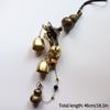 Mini Brass Wind Chimes Outdoor Door Bell Door Window Wall Hanging Bell Japanese Room Decoration Pendant Garden Decor Outdoor