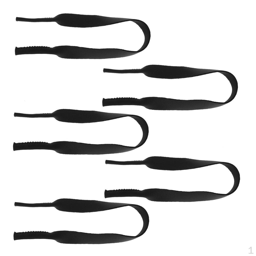 5 Pcs Neoprene Eyeglass Cord Strap Chain for