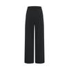 Navigare Women's Cinched Waist Wide-Leg Straight Pants