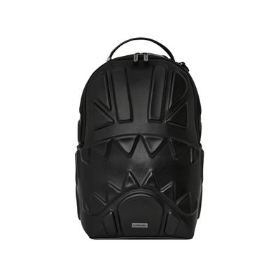 Shark Big Logo Trendy Personality 3D Shark Mouth PVC Backpack Unisex Backpack Black W1135763