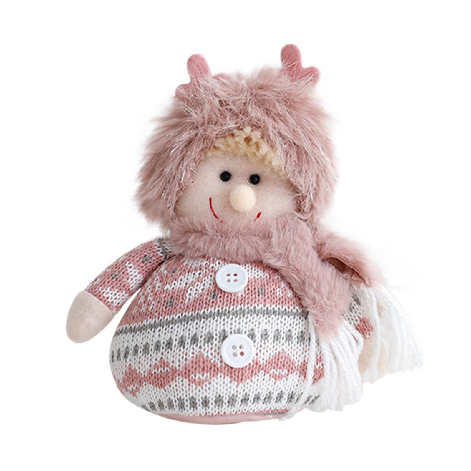 

Мягкие игрушки Праздничные украшения Очаровательные рождественские украшения стола и подарки Игрушки из синтетического волокна One Size