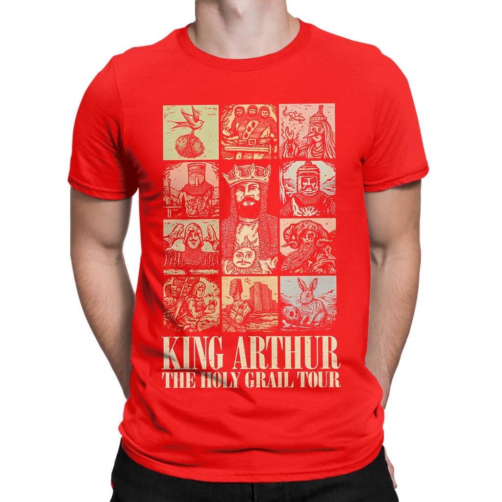 90s King Knight Retro Vintage Movie Style Graphic Funny 100 Cotton TShirt Monty Python And The Holy Grail Tops Tees For Unisex