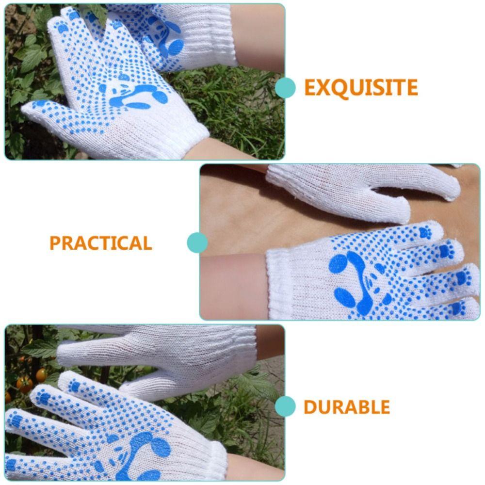1pair Mittens Children Work Gloves Non-Slip Kids Gardening Gloves Kids Children Gloves Children
