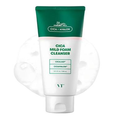 VT Cica Milder Schaumreiniger 300ml | Sanfter täglicher Gesichtsreiniger mit Cica-Extrakt