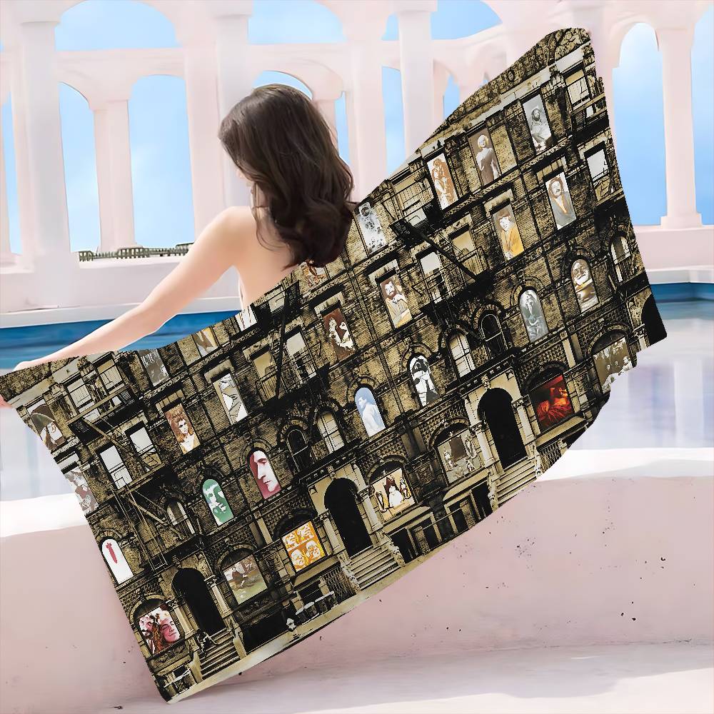 

Famous Band L-ledS Z-zeppelin Big Microfiber Beach Towels Quick Dry Towel Sand Beach Towels Pool Towel for Travel Swim Pool Yoga W40*H60(CM)