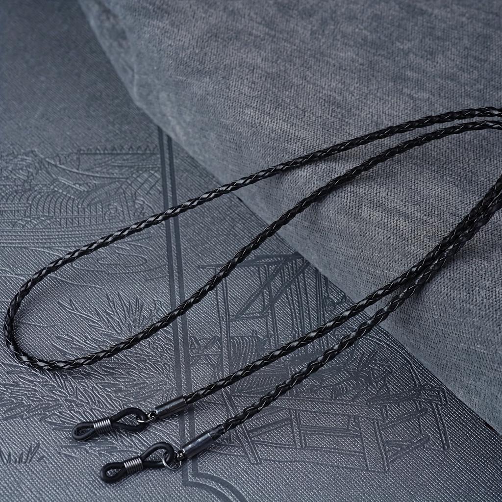 [Klassische Dreh-Brillenbänder] Praktische Klassische Vielseitige Dreh-Brillenbänder aus PU-Leder | Lanyard für Sport-Sonnenbrillen im Freien Mit Schnallen