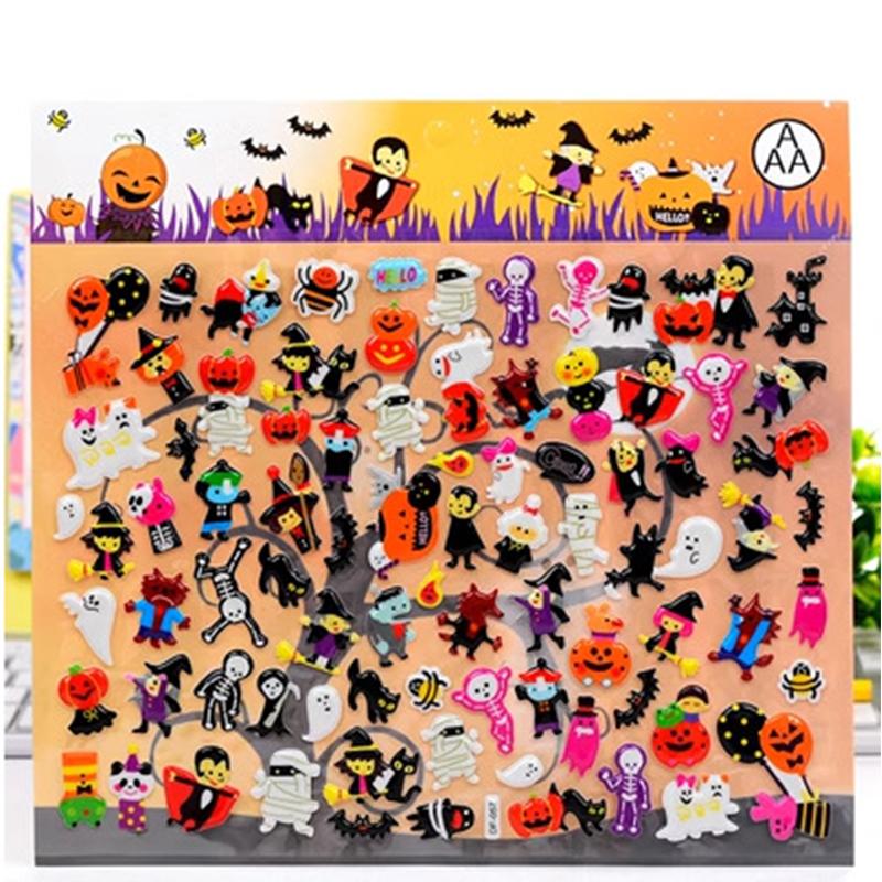3D Bubble Sticker Car Truck Plane Traffic Waterproof Cartoon Anime Stickers For Girl Boy Kids Funny Educational Toys