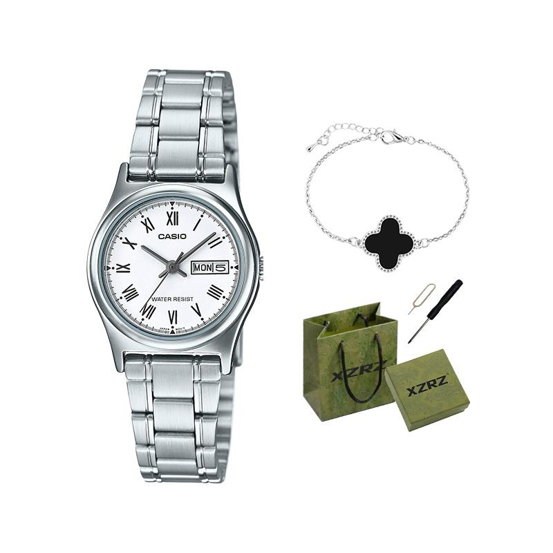 CASIO Women's Standard Series 25mm Silver Watch LTP-V006D-7B LTP-V006D-7B