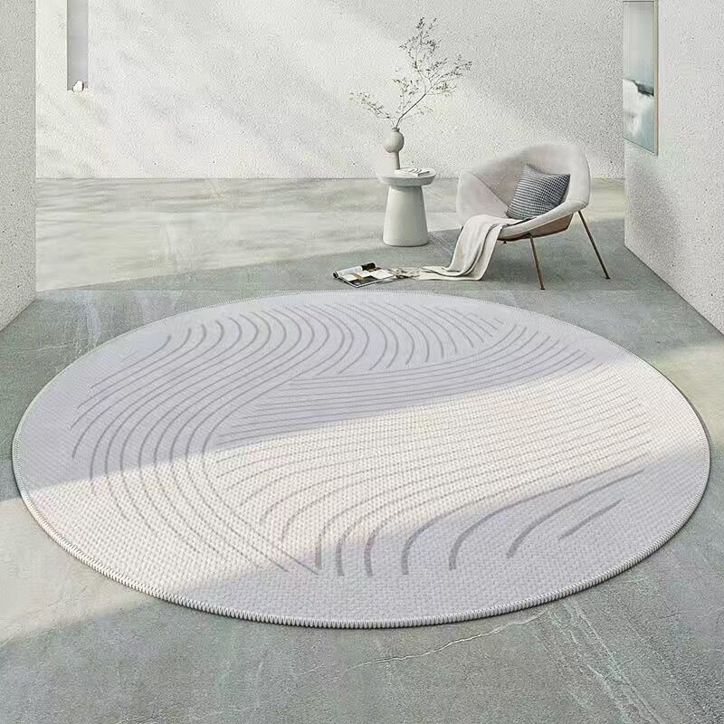 Nordic Circular Carpet Resistant To Dirt and Easy To Maintain Decorative Carpet Household Sofa Coffee Table Carpet