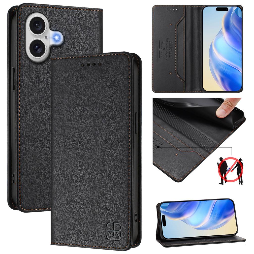 Magnetic Vintage Leather Case for Iphone 17 Pro Max 17 Pro 17 Plus 17 Air 17 16 Pro Max 16 Pro 16E 16 Flip Wallet Phone Cover
