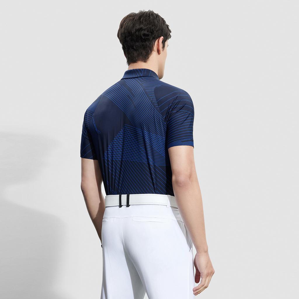 New FILA Polo Shirts Men's All Over Print A11M335120F-ZA