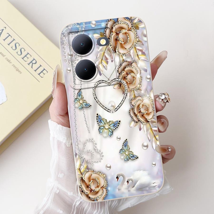 For Vivo Y36 4G 5G Case New design Painted Soft Silicone TPU Protection Back Cover For VivoY36 Y27 Y 27 5G Phone Cases