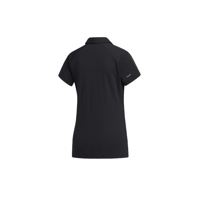 Adidas Tennis Polo Shirt Women Tops Black FK1385