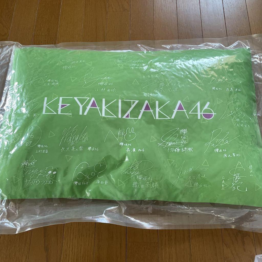 [USED] Keyakizaka46 Signed BIG Cushion One More Chance Award Sakurazaka46