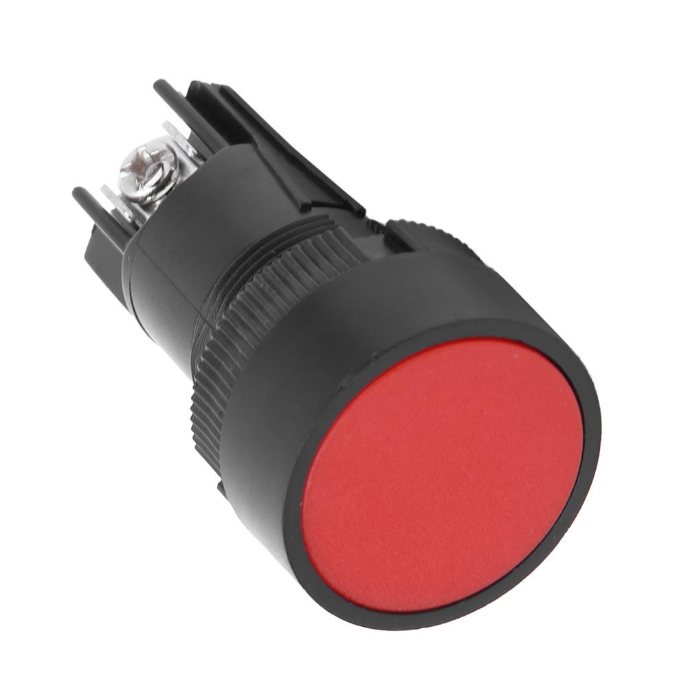 10 Stück Druckknopfschalter XB2 EA Serie Steuerungs schalter 660V 10A Reset-Knopf Rot XB2 EA145