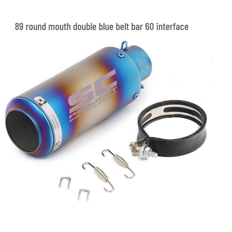 Universal SC Street Motorcycle Exhaust Tailpipe for Yamaha, Kawasaki, Honda