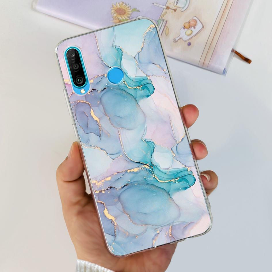 For Huawei P30 Lite Case MAR-LX1M MAR-L21A MAR-LX1A Cute Astronaut Cover Clear Silicone Bumper For Huawei P30 Pro Lite P 30 Capa