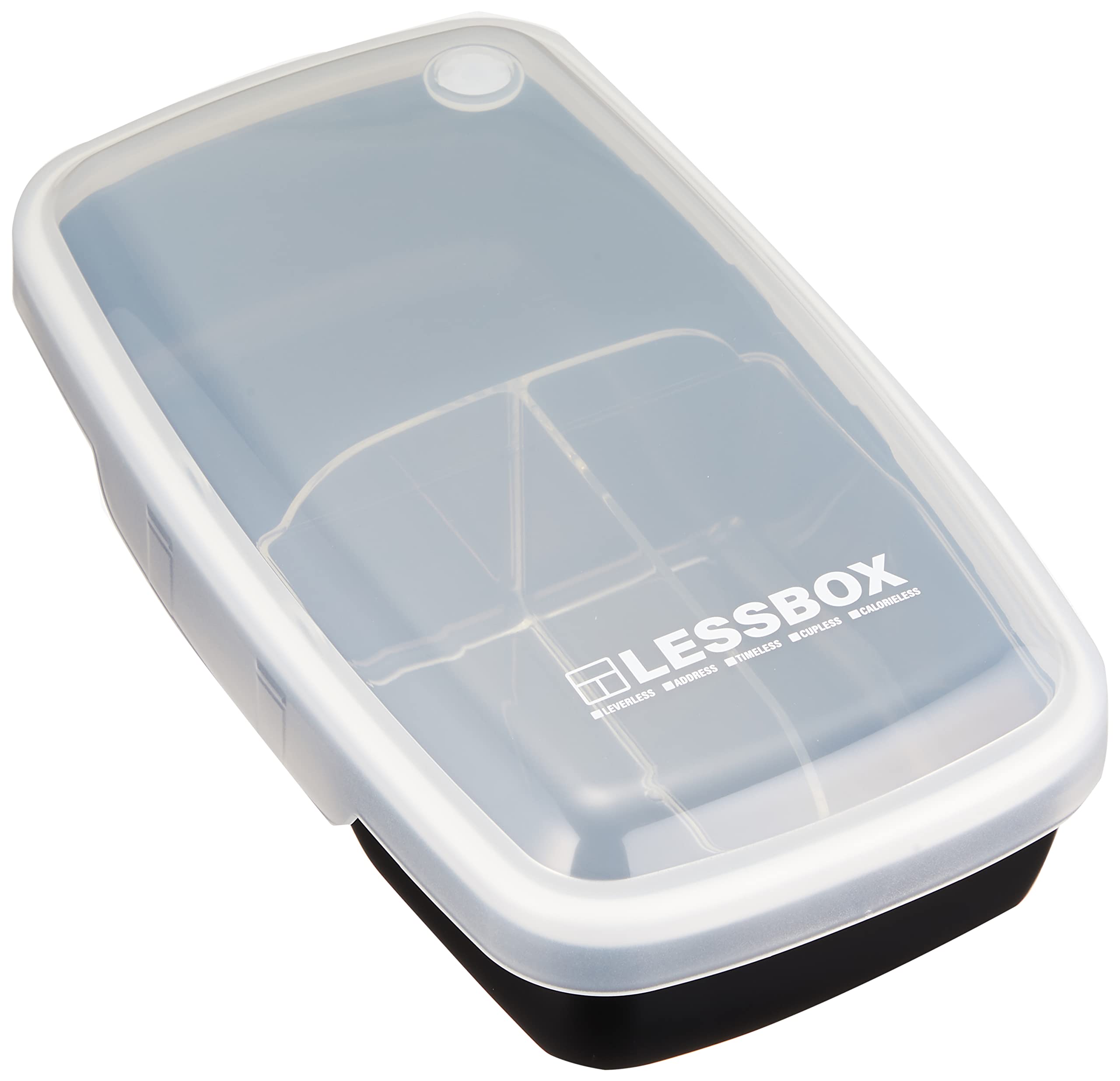 

Komori Resin Lunch Includes Side Dish Dishwasher Made in Japan Box, Resbox, Black, 700ml, Holder, Safe, чёрный