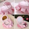 Openable Pink Furniture Jewelry Box Earrings Bracelet Ring Necklace Display Storage Cases Mini Armchair for Dollhouse