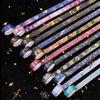 Starry Sky Washi Tape Set: 12 Rolls Hot Stamping for Universe-Themed DIY & Journaling