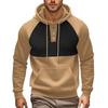 25 Men's Wholesale Spot European and American Spring and Autumn Light Ripe Casual Loose Hooded Button Jacket Men's Sweater