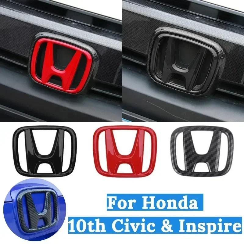Car Emblem Sticker ABS for Honda 10th Civic Inspire 2016-2020 Front Grille Logo Rear Trunk Steering Wheel Badge Accessories