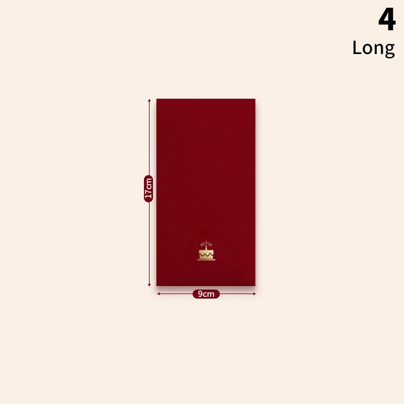 

6 шт./упак. китайский красный конверт, новогодний весенний фестиваль, детские счастливые денежные конверты, красная упаковка, подарочный конверт, красная сумка Long 4