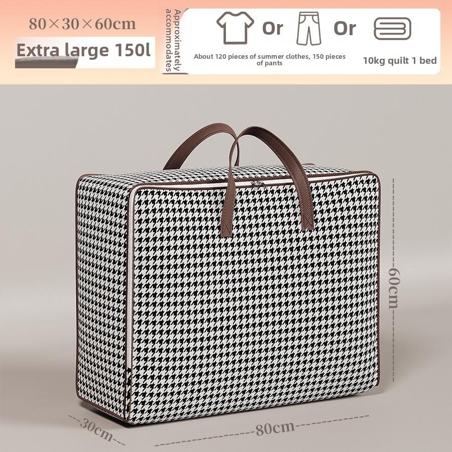 

Мешки для переезда большой вместимости, сумки для хранения одежды, одеял, дорожные сумки, сумки для организации дома, пылезащитные и водонепроницаемые 150L чёрный