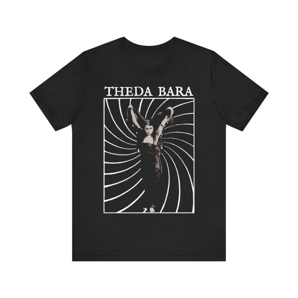 Sin 1915 Theda Bara femme fatale actress shirt vampire girl silent film Tshirt Unisex streetwear top for all seasons  t shirt