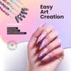 10 Pcs Nail Art Liner Brushes Set Classic Acrylic Liner Nail Dotting Pens Painting Nail Design Pen Professional Manicure Tool