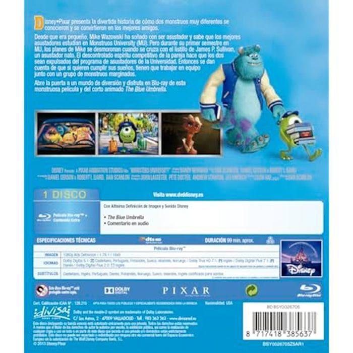 Blu-ray - monsters university - animation - multilingue - édition standard