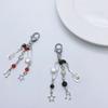 Cool Rock Style Guitar Bead Cellphone Strap Keyring Beads Phone Charm Guitar Bead Keychain for Fashion Accessories