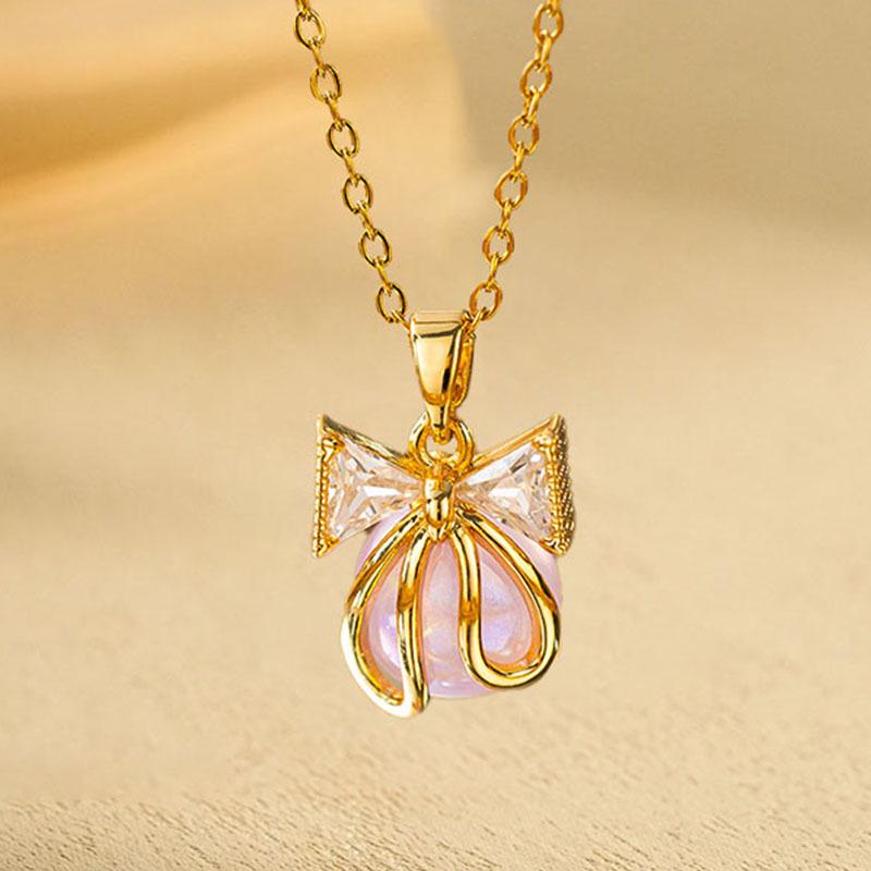 "2024 Intelligente Fünfzackiger Stern Anhänger Halskette - Leichter Luxus Europäisches & Amerikanisches Design für Frauen"