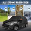 Motoforti Waterproof SUV Car Cover for Ford for Mustang GT/Bullitt with Zipper Black